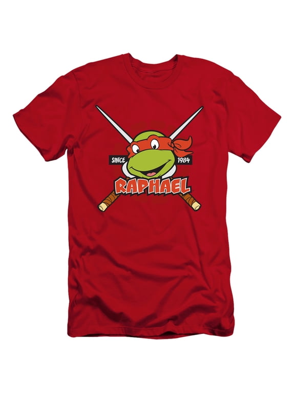 TMNT Teenage Mutant Ninja Turtles Raphael Since 1984 Unisex Adult Canvas Brand T Shirt
