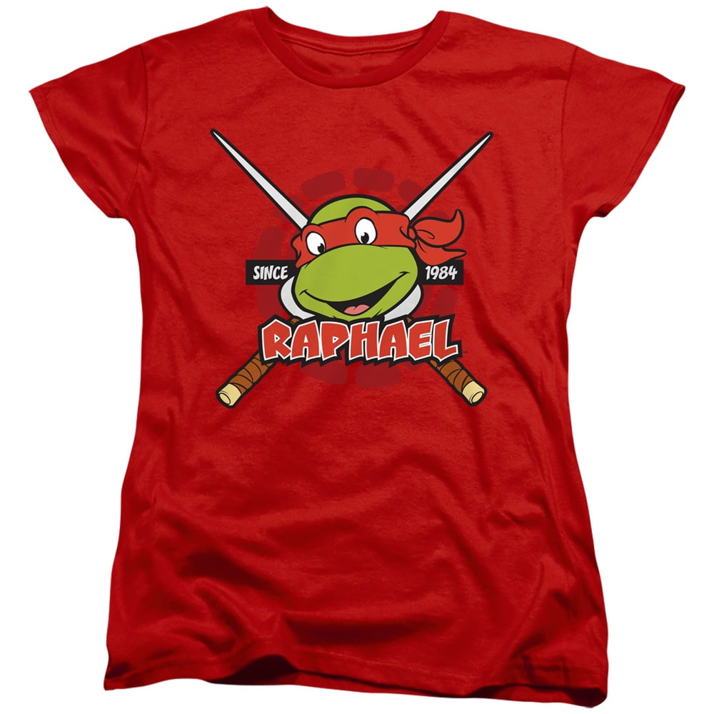 Chloe Raphael Merch TMNT Teenage Mutant Ninja Turtles Raphael Since 1984 Women's T Shirt ...