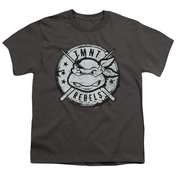 TMNT Teenage Mutant Ninja Turtles Rebels Distressed Logo Unisex Youth T Shirt