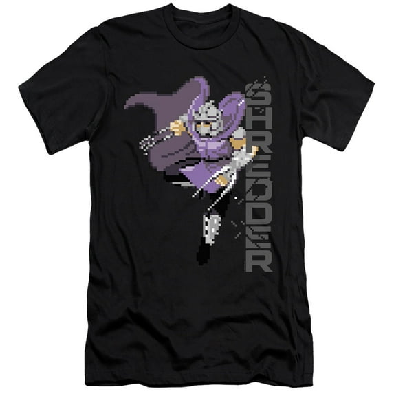 TMNT Teenage Mutant Ninja Turtles Retro Arcade Shredder Unisex Adult Canvas Brand T Shirt