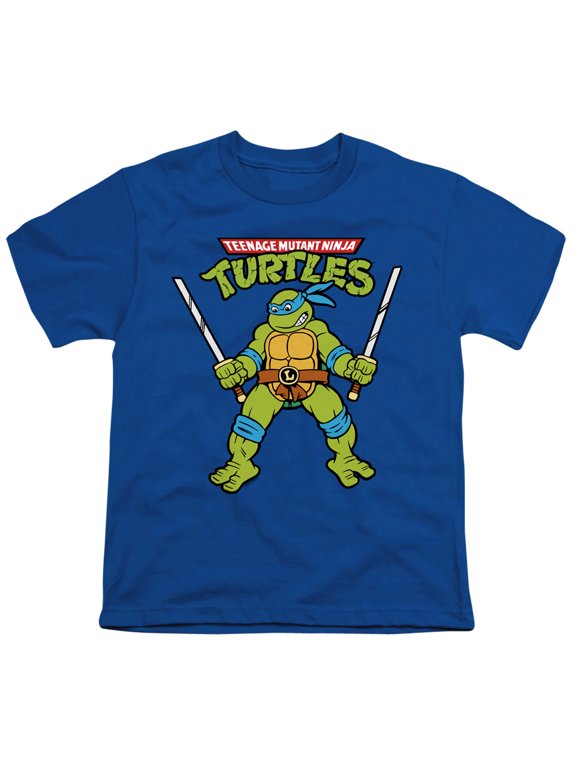 TMNT Teenage Mutant Ninja Turtles Retro Leo Unisex Youth T Shirt