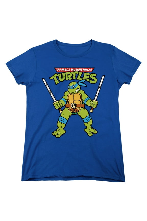TMNT Teenage Mutant Ninja Turtles Retro Leo Women's T Shirt