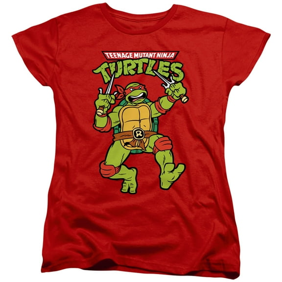 TMNT Teenage Mutant Ninja Turtles Retro Raph Women's T Shirt