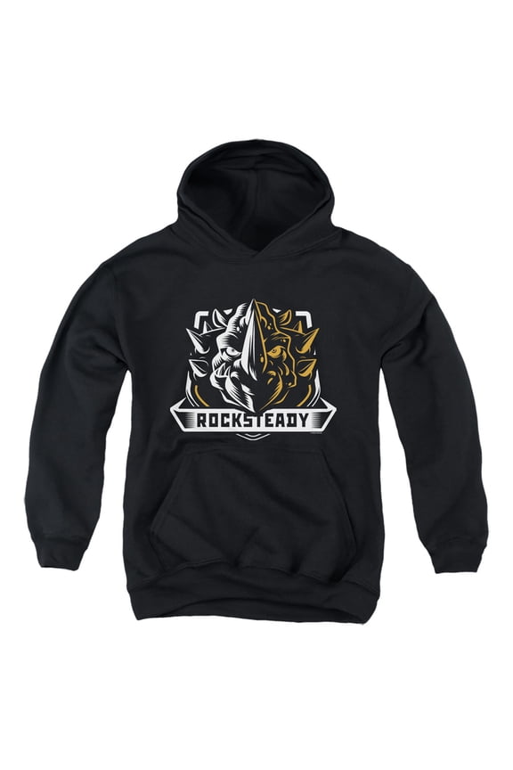 TMNT Teenage Mutant Ninja Turtles Rocksteady Unisex Youth Pull-Over Hoodie
