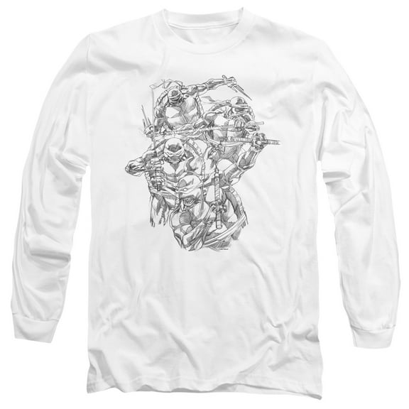 TMNT Teenage Mutant Ninja Turtles Shinobis Unisex Adult Long-Sleeve T Shirt