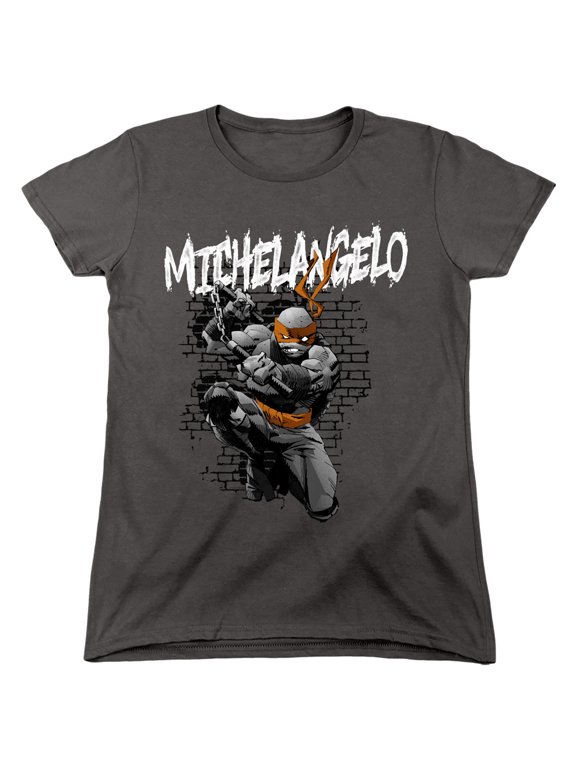 TMNT Teenage Mutant Ninja Turtles TMNT Michelangelo Women's T Shirt