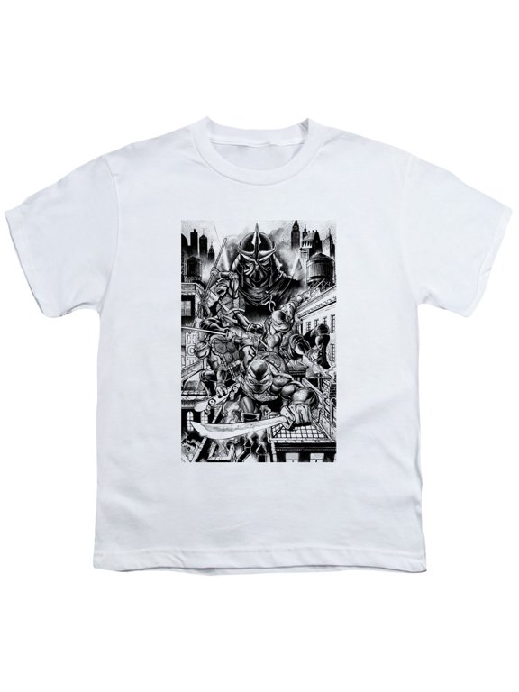 TMNT Teenage Mutant Ninja Turtles Take Down Shredder Unisex Youth T Shirt