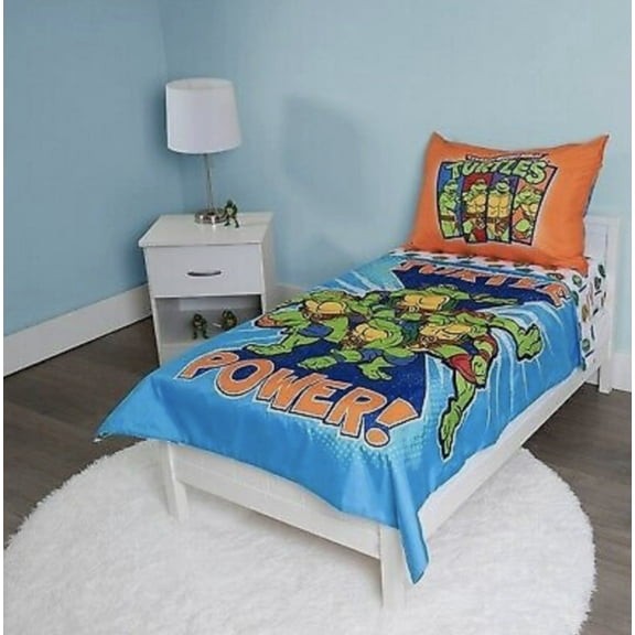TMNT Teenage Mutant Ninja Turtles Toddler Set Crib Size Bedding TMNT Teenage Mutant Ninja Turtles Toddler Set Crib Size Bedding