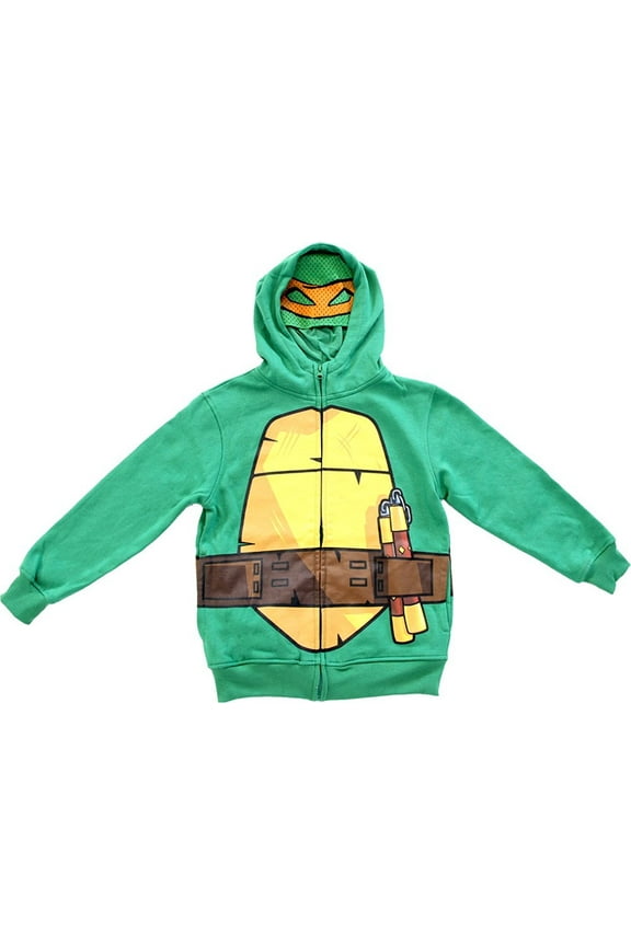 TMNT Teenage Mutant Ninja Turtles Toddlers/Boys Green Costume Hoodie Sweatshirt