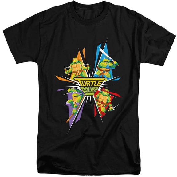 TMNT Teenage Mutant Ninja Turtles Turtle Power Unisex Adult Tall T Shirt