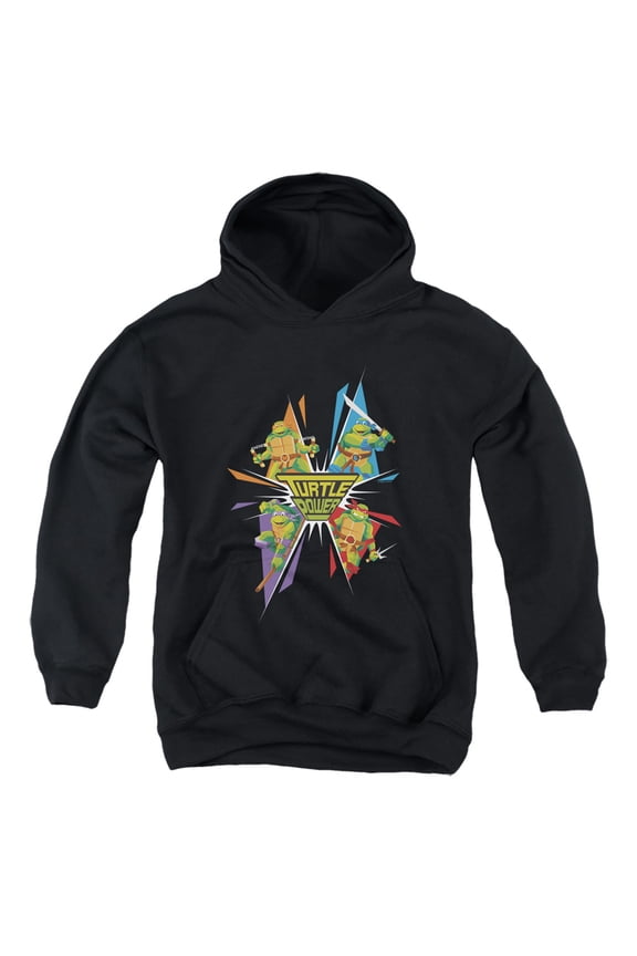 TMNT Teenage Mutant Ninja Turtles Turtle Power Unisex Youth Pull-Over Hoodie