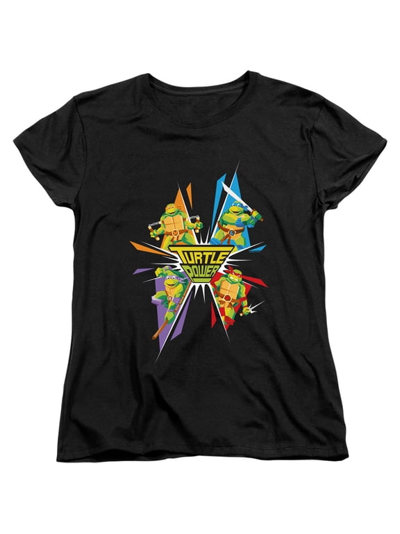 TMNT Teenage Mutant Ninja Turtles Turtle Power Women's T Shirt