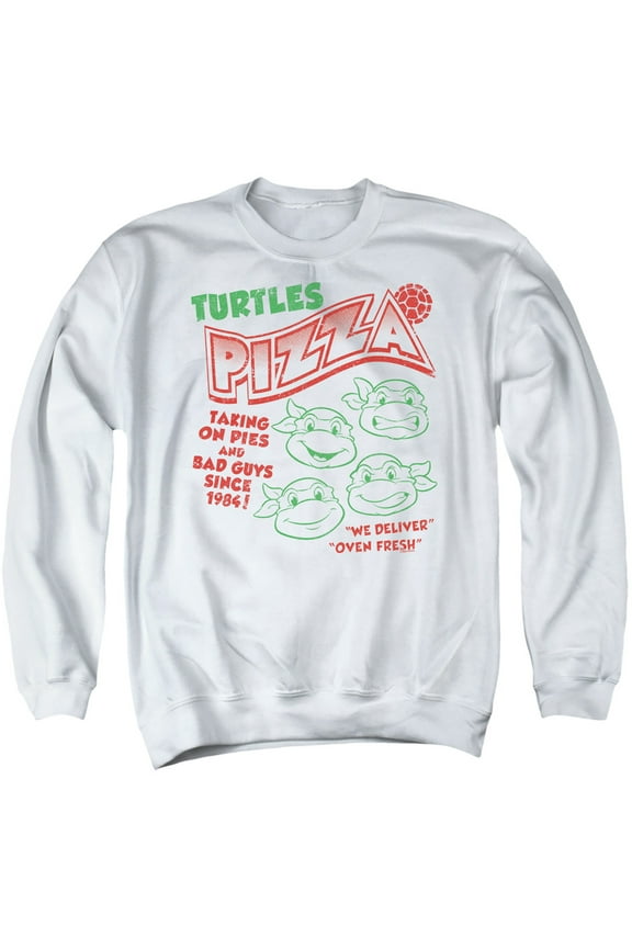 TMNT Teenage Mutant Ninja Turtles Turtles Pizza Unisex Adult Crewneck Sweatshirt