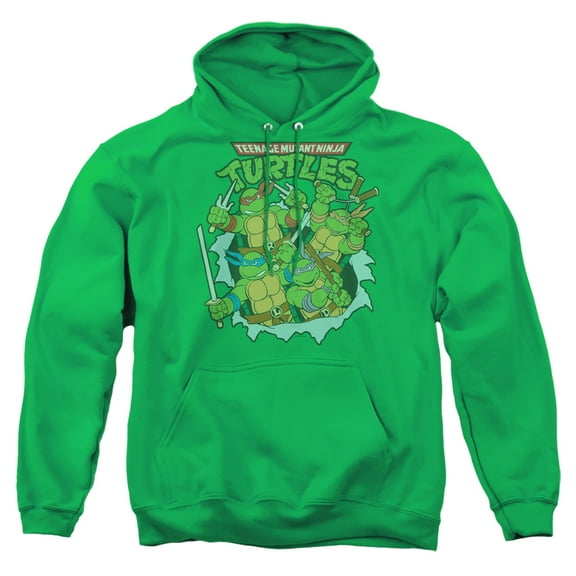 TMNT Teenage Mutant Ninja Turtles Unisex Adult Pull-Over Hoodie