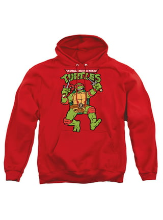 Adult Teenage Mutant Ninja Turtles Big Turtle Face Red Ugly Christmas  Sweater