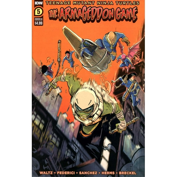 TMNT: The Armageddon Game #5B VF ; IDW Comic Book