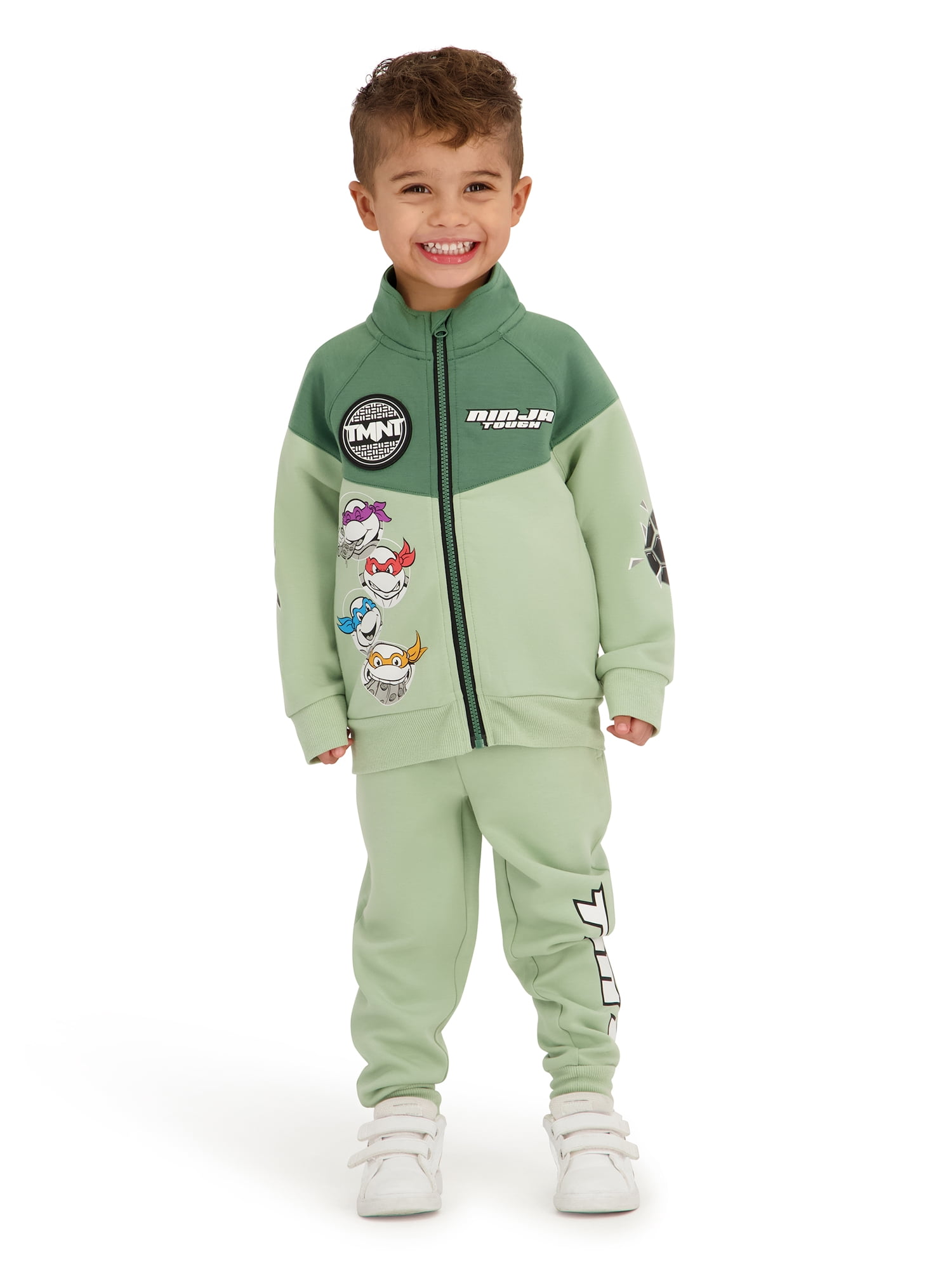 TMNT Toddler Boy 2pc Active Jacket and Pant Set, Sizes 12 Months - 5T
