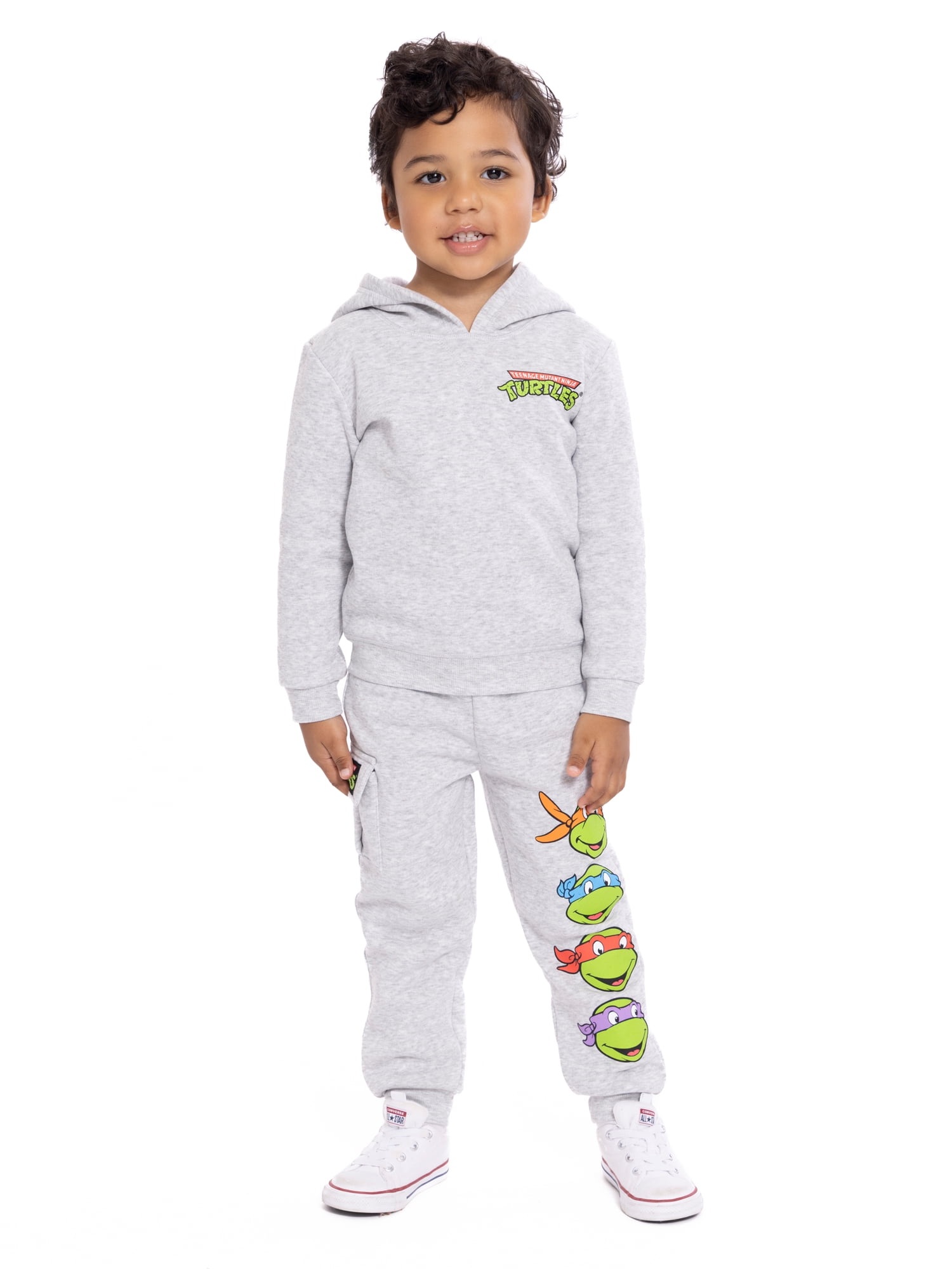 Teenage Mutant Ninja Turtles Toddler Boys Graphic Hoodie and Jogger Pants Set, 2-Piece, Sizes 12M-5T