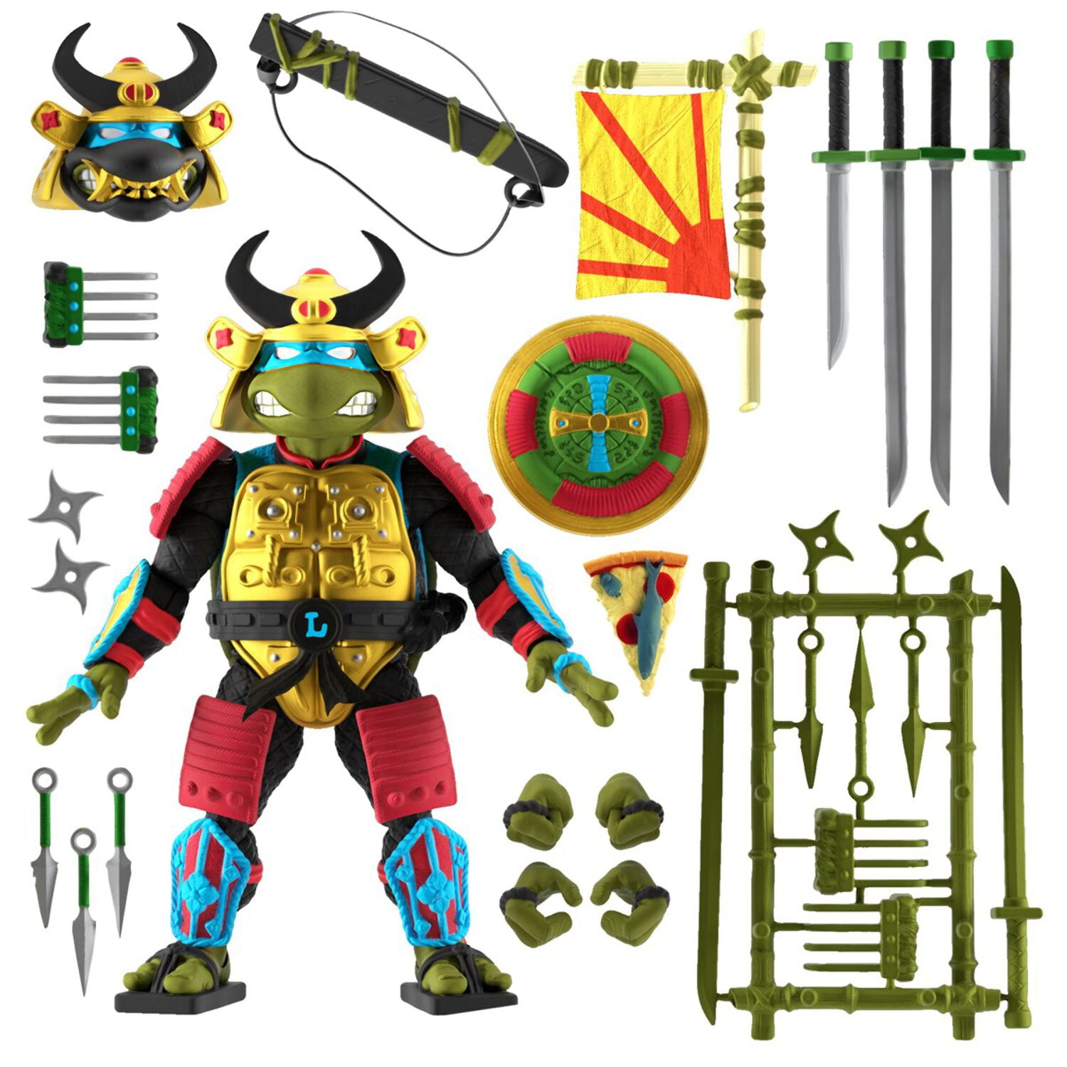 Free Shipping! TMNT Ultimates Leo the Sewer Samurai 7-Inch