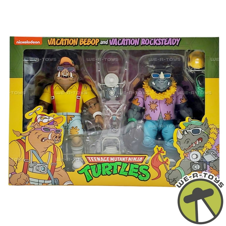 TMNT Vacation Bebop and Vacation Rocksteady Action Figures 2024