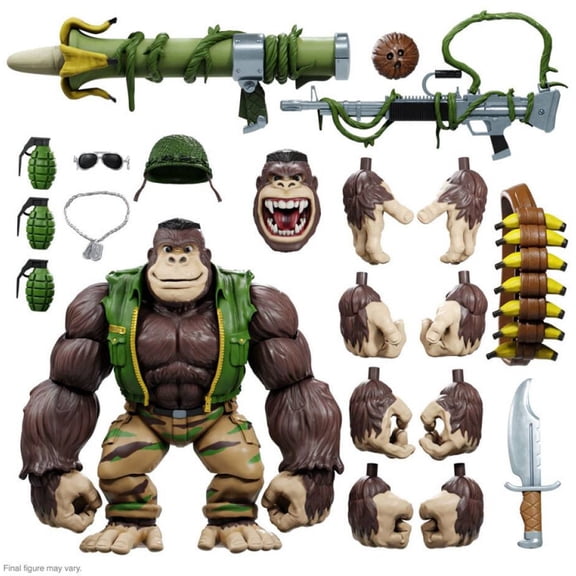 Super7 - Teenage Mutant Ninja Turtles - ULTIMATES! Wv7 - Guerrilla Gorilla (TMNT)