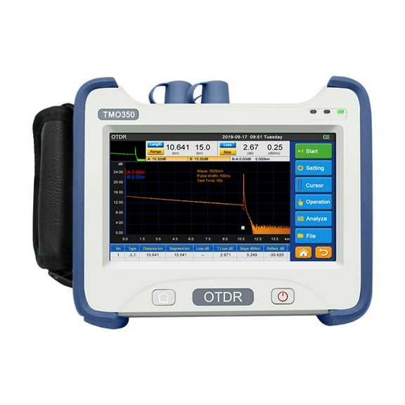 TMO350 OTDR Optical TimeDomain Reflectometer Optical Time Domain Reflectometer ,Test Precision