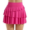 thumbnail image 1 of TMOYZQ 2 in 1 Pleated Tennis Skirts for Women with Shorts and Pockets, Ruffle Layered High Waisted Tummy Control Golf Athletic Skorts Skirts for Workout Running, 1 of 7