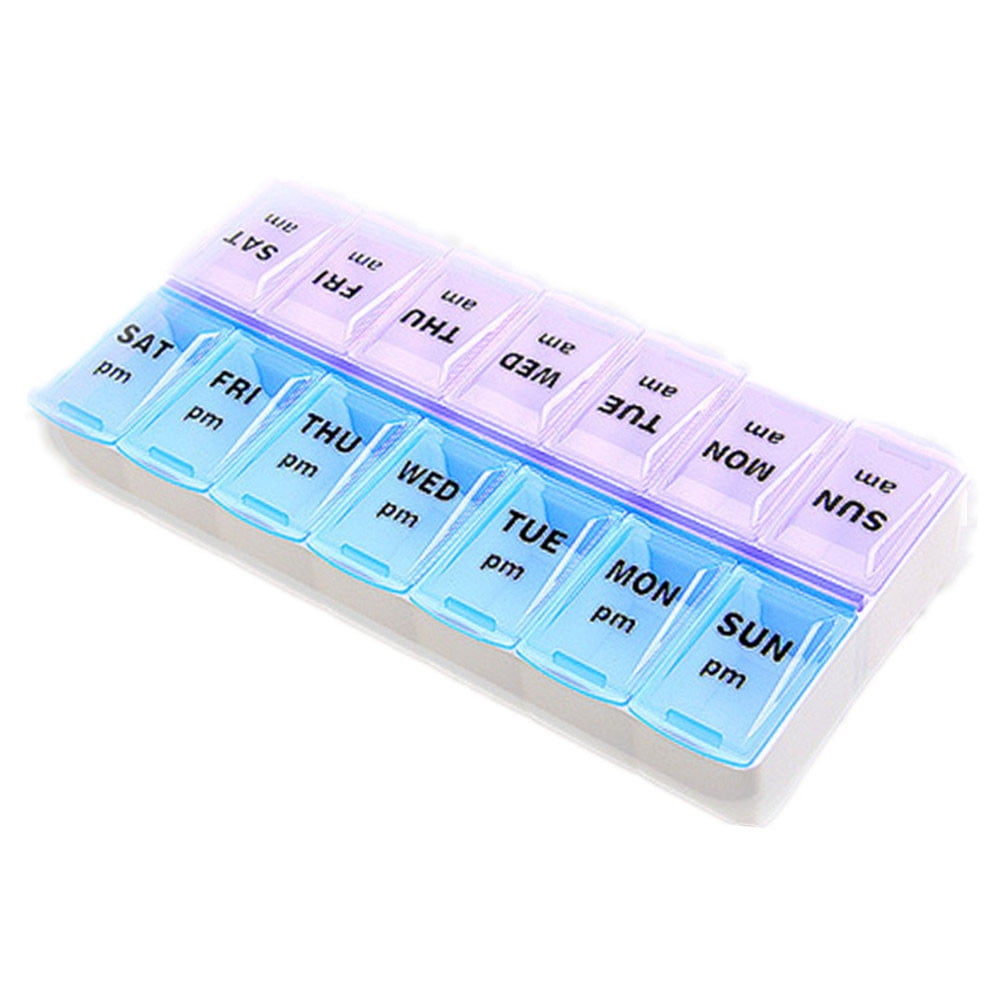 https://i5.walmartimages.com/seo/TMOYZQ-7-Day-AM-PM-14-Compartments-Pill-Organizer-Box-Medicine-Tablet-Dispenser-Remainder-Weekly-Storage-Case-Snap-Lids-Pills-Vitamins-4-Times-Day-As_44316cff-5c2d-4728-a639-29c89395a4f1_1.a0f641be4749b686fef878b84080038d.jpeg