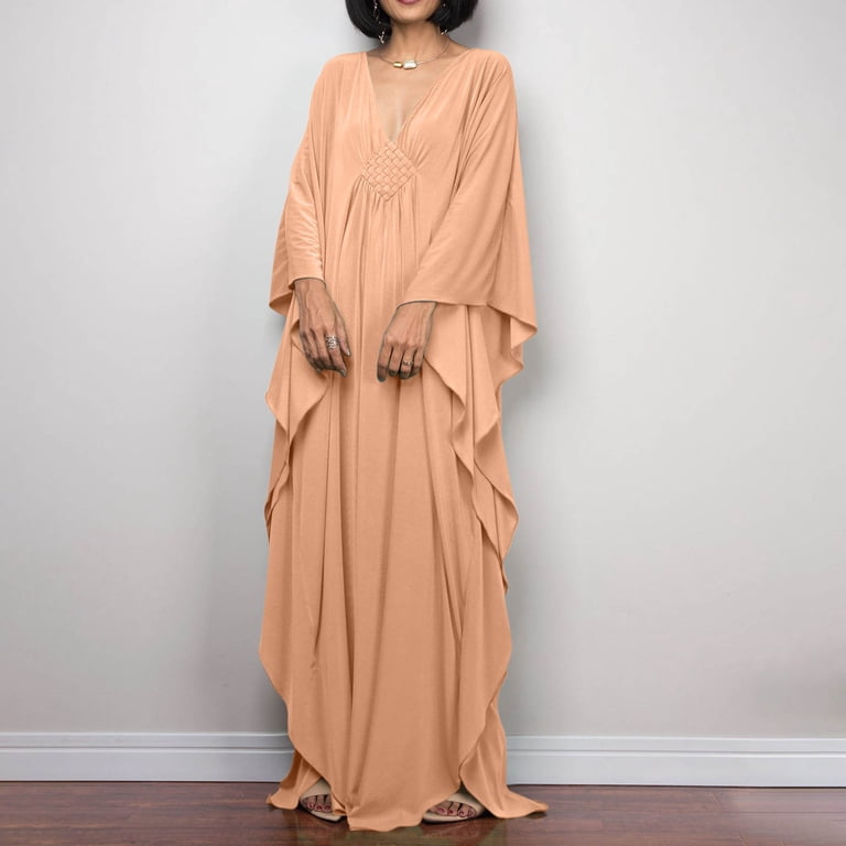 white christmas dresses Buy Luxurious Chiffon Kaftan Dress for Women By Mandira Wirk Online main image 1