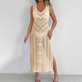 thumbnail image 1 of TMOYZQ Crochet Swim Cover Up for Women Boho Crochet Hollow Out Sleeveless Split Thigh Beach Midi Tank Dress Bikini Cover Ups, 1 of 6
