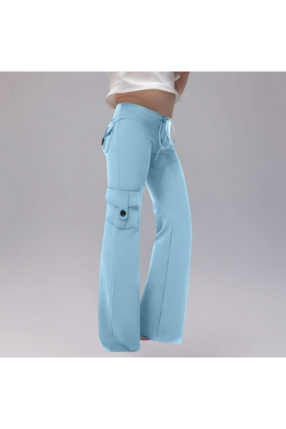 Girls Soft Yoga Pants with Pockets High Waist Flare Workout Dance Leggings for Teen Girls