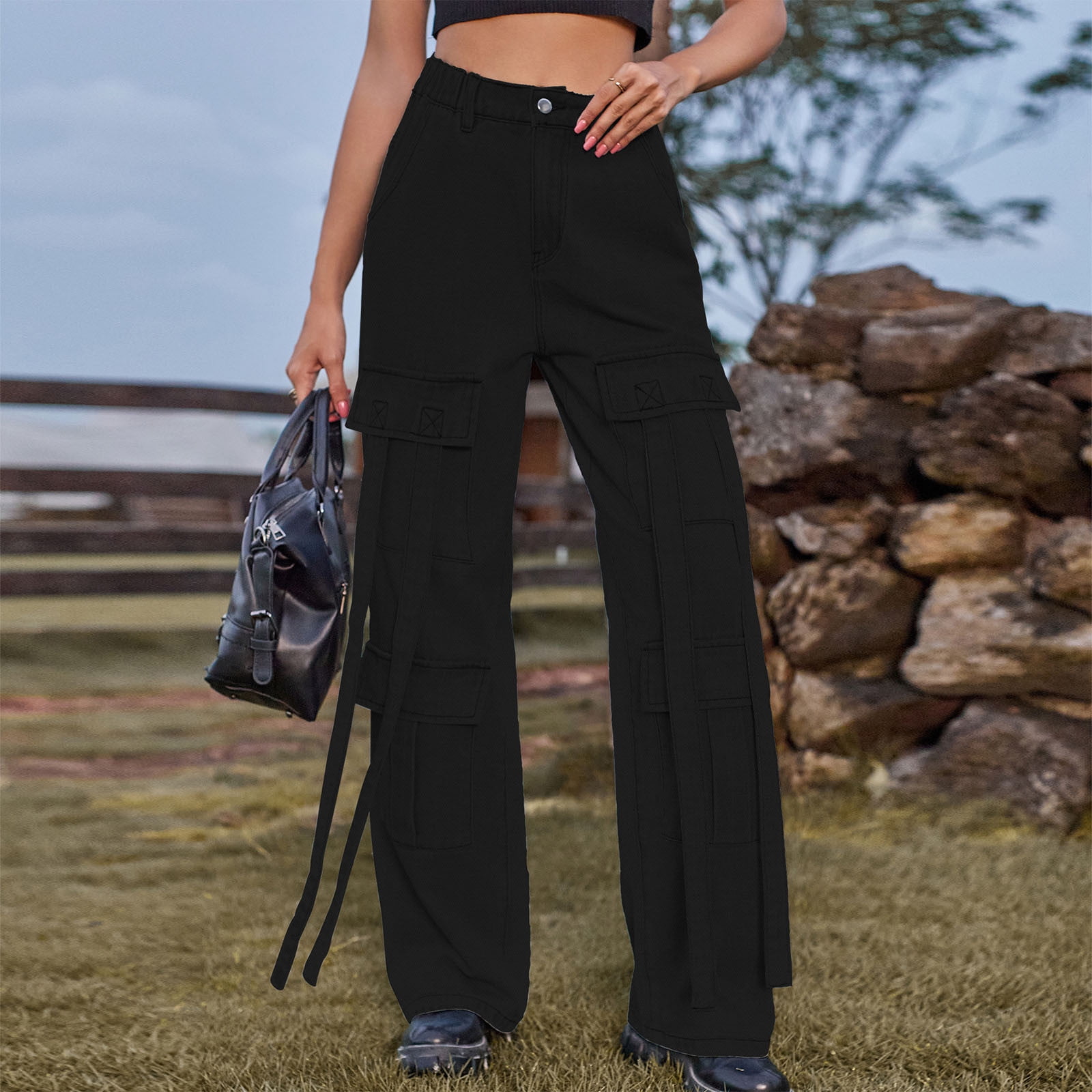 パンツ Highwaist ribbon pants M Twilight Hollyvine Ribbon Pants
