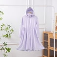 thumbnail image 1 of TMOYZQ Girl's UPF 50+ Swimsuit Cover Up Lightweight Long Sleeve Sun Protection Long Sun Hoodie Dress, 1 of 4