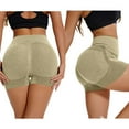 thumbnail image 1 of TMOYZQ Gym Shorts Women Seamless Yoga Workout Shorts High-Waisted 3.6'' Scrunch Butt Booty Lifting Athletic Running Shorts, 1 of 9