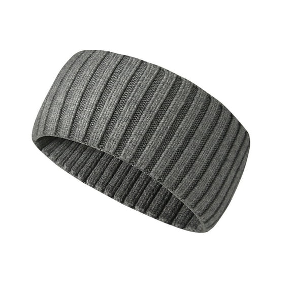 TMOYZQ Headbands for Women Winter Ear Warmers Head Bands Cable Knitted Beanie Thick Fleece Lined Cold Weather Warm Ear Muffs on Clearance