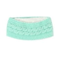 thumbnail image 1 of TMOYZQ Headbands for Women Winter Ear Warmers Head Bands Cable Knitted Beanie Thick Fleece Lined Cold Weather Warm Ear Muffs on Clearance, 1 of 4