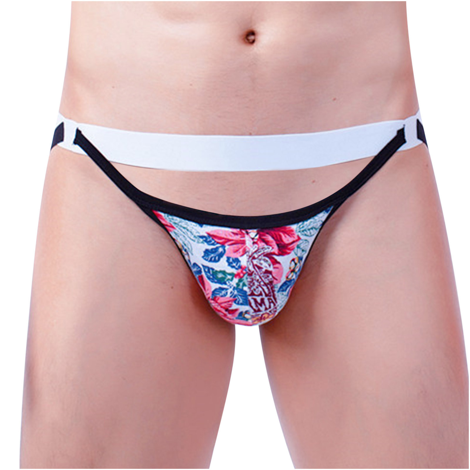 TMOYZQ Jockstrap Athletic Supporters for Men, Sexy Front Opening Fly