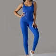thumbnail image 1 of TMOYZQ Jumpsuit for Women Workout Seamless Yoga Ribbed One Piece Tank Tops Rompers Sleeveless Exercise Jumpsuits, 1 of 6