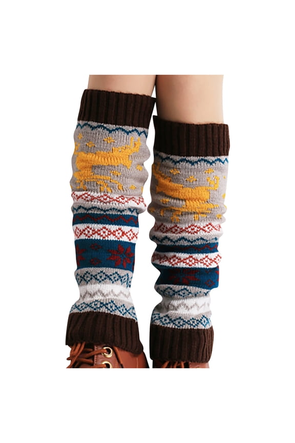 Leg Warmers for Women, Warm Winter Cable Knitted Thermal Leg Warmers 80s Accessories Ribbed Boot Cuffs Topper for Party Dance Sports Best Xmas Gift