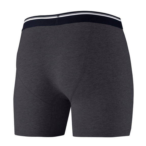 TMOYZQ Man Underwear Ice Silk Breathable Quick Dry Solid Middle Waist Seamless Boxer Briefs