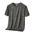 thumbnail image 1 of TMOYZQ Men's Athletic T-Shirt Performance Gym Shirt Summer Casual Quick Dry Running Workout Short Sleeve Tops, 1 of 7