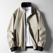 TMOYZQ Mens Bomber Jacket Fashion Stylish Lightweight Windbreaker Jackets Coats Fall Winter Casual Slim Fit Zip up Outdoor Jackets with Pockets