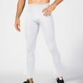 thumbnail image 1 of TMOYZQ Men's Pants Workout Athletic Compression Leggings Quick Dry Cool Sports Baselayer Workout Active Running Gym Basketball Tights with Pockets, 1 of 5