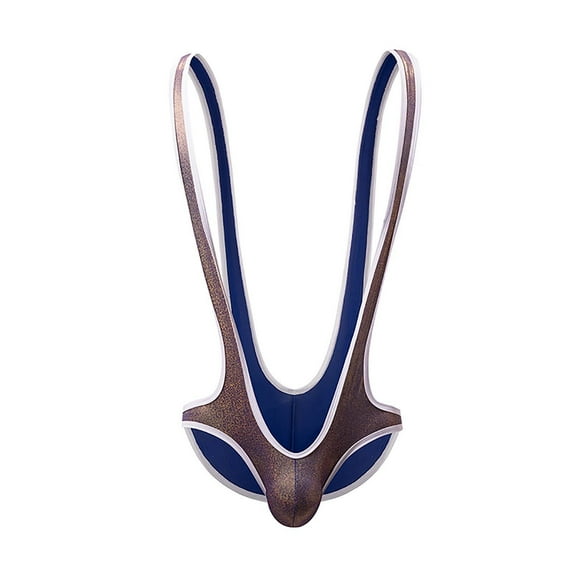 TMOYZQ Men's Sports Jockstrap Leotard Underwear Fitness Jumpsuits Wrestling Singlet Stretch Breathable Bodysuit Comfy Touch Lightweight Shapewear