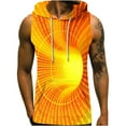 thumbnail image 1 of TMOYZQ Men's Sleeveless Hooded Tank Tops Workout Gym Bodybuilding Muscle T-Shirt Quick Dry Soft Lightweight Hoodies Sweatshirt with Drawstring, 1 of 5