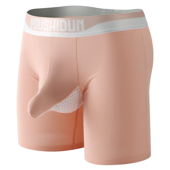 TMOYZQ Men's Underwear Cool Conditioned Underwear Stretch Boxers Fresh Breathable Boxers on Clearance