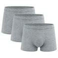thumbnail image 1 of TMOYZQ Mens Boxer Briefs Big and Tall Active Performance Breathable Underwear Washable Urinary Absorbent Leak Proof Underwear 3-Pack on Clearance, 1 of 3
