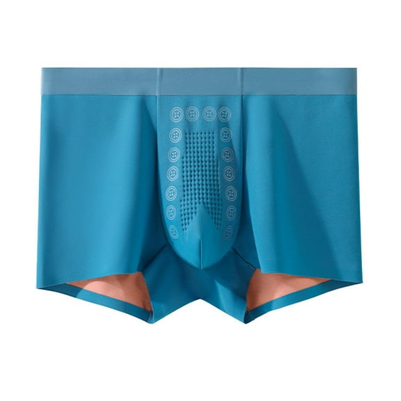 TMOYZQ Mens Boxer Briefs With Pouch, Breathable Moisture Wicking Mesh Underwear Comfort Big & Tall Low Rise Stretch Briefs on Clearance