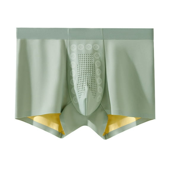 TMOYZQ Mens Boxer Briefs With Pouch, Breathable Moisture Wicking Mesh Underwear Comfort Big & Tall Low Rise Stretch Briefs on Clearance