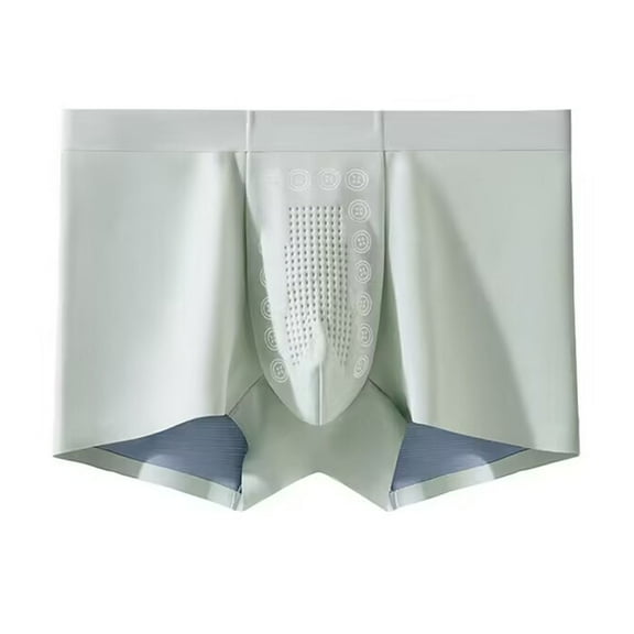 TMOYZQ Mens Boxer Briefs With Pouch, Breathable Moisture Wicking Mesh Underwear Comfort Big & Tall Low Rise Stretch Briefs on Clearance